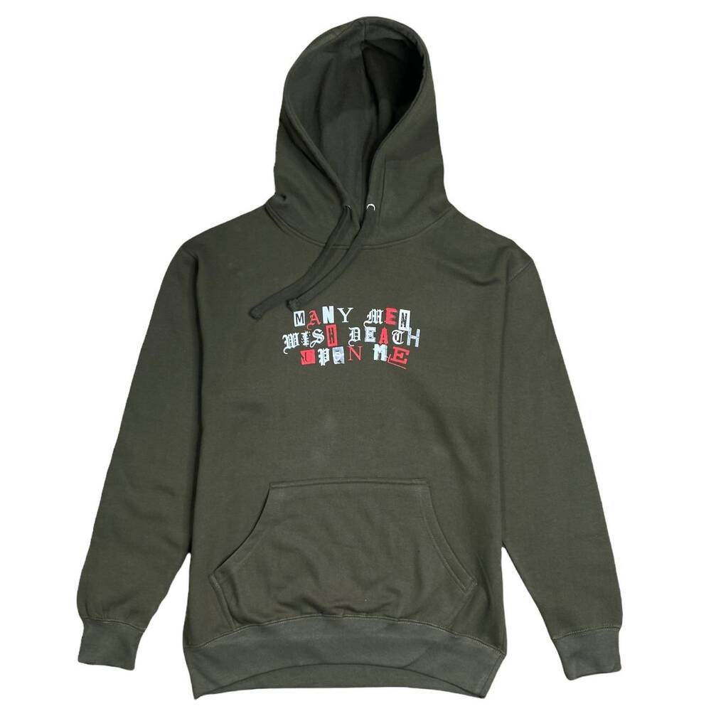 NEW POINT BLANK men's well wishers hoodie in olive